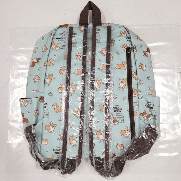 Waterproof Corgi Large Backpack for School Travel - Picture 7 of 11